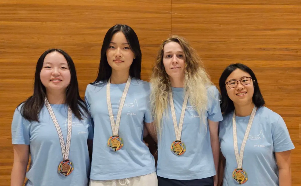 USA team at the 2025 European Girls Olympiad in Informatics in Germany